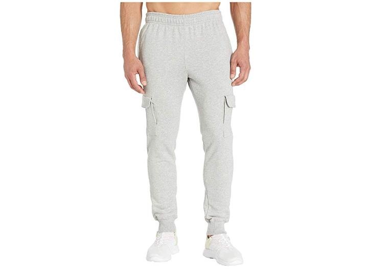 Champion Powerblend Fleece Cargo Jogger (oxford Gray) Men's Casual Pants
