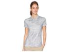 Nike Golf Dry Polo Short Sleeve Sub Print (wolf Grey/black) Women's Short Sleeve Pullover