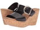 Born Emmy Band (black Full Grain Leather) Women's Wedge Shoes