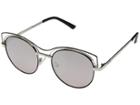 Guess Gf0333 (silver With Black/pink Gradient Flash Lens) Fashion Sunglasses