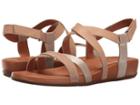 Fitflop Lumy Crisscross Sandals (peachy/silver Snake) Women's  Shoes