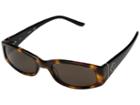 Guess Gu7435 (dark Havana/brown) Fashion Sunglasses