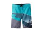 Quiksilver Kids Slash Fade Logo Boardshorts (toddler/little Kids) (tropic Green) Boy's Swimwear