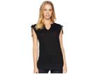 Sanctuary Nora Mix Tee (black) Women's T Shirt