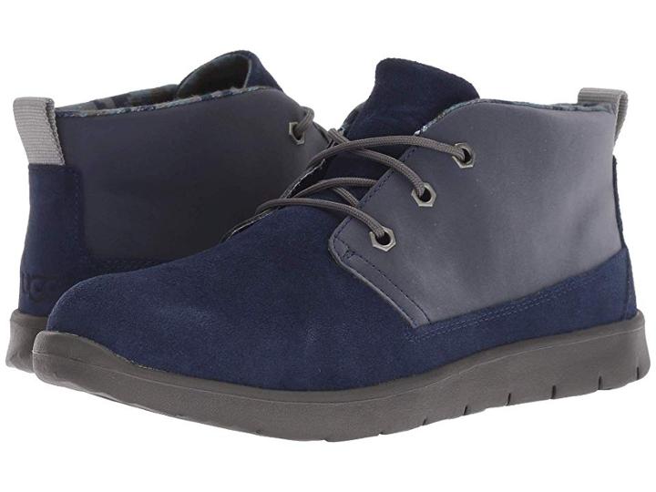 Ugg Kids Canoe Reflective (little Kid/big Kid) (navy) Boy's Shoes