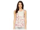 Lucky Brand Printed Floral Tank Top (berry Multi) Women's Sleeveless