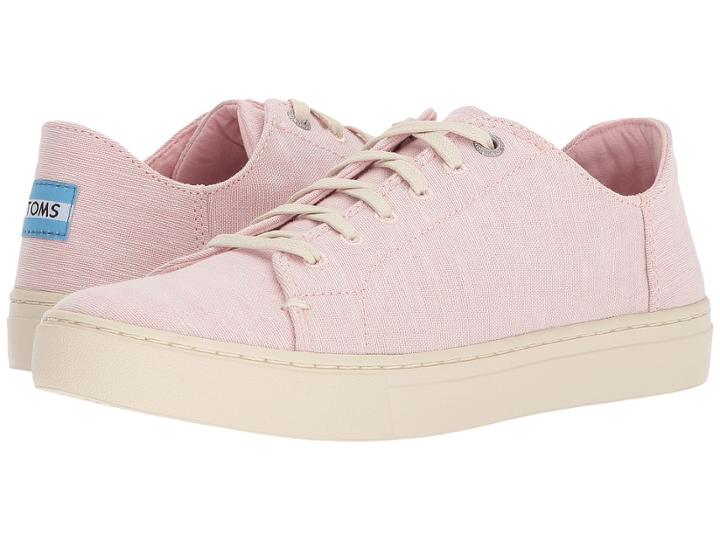 Toms Lenox (blossom Slub Chambray) Women's Lace Up Casual Shoes