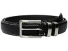 Florsheim 32mm Full Grain Leather Belt (black) Men's Belts