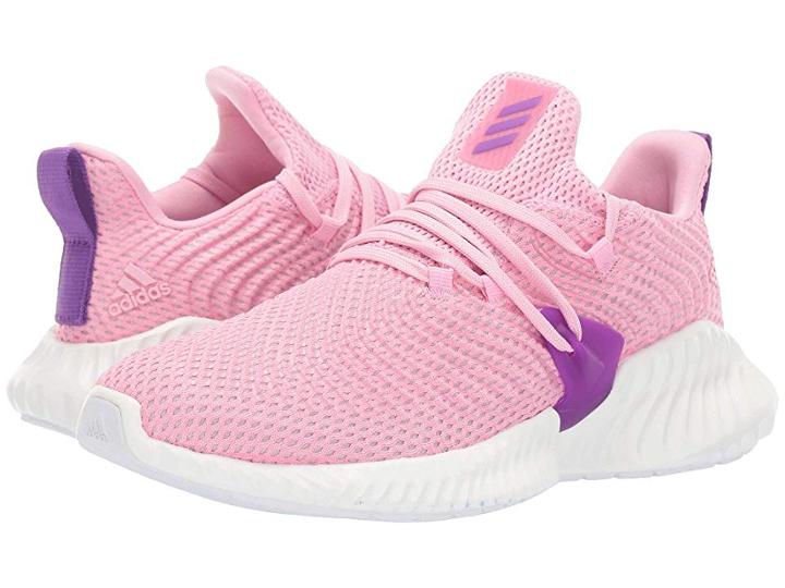 Adidas Kids Alphabounce Instinct (big Kid) (true Pink/active Purple/cloud White) Girls Shoes