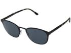 Giorgio Armani 0ar6062 (matte Black/blue Havana/grey) Fashion Sunglasses