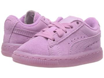 Puma Kids Suede Iced (toddler) (smoky Grape) Girls Shoes