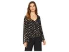 Show Me Your Mumu Mackenzie Top (cosmic Dot Gold) Women's Clothing