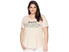Kari Lyn Plus Size Mombie Tee (blush) Women's T Shirt