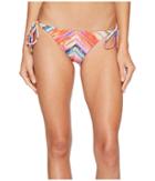 Luli Fama Bellamar Full Ruched Back Tie Side Bottom (multi) Women's Swimwear