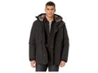 Save The Duck Puffer With Faux Fur (black) Men's Coat