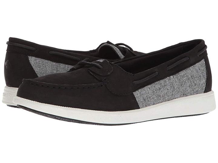 Sperry Oasis Loft (black Chambray) Women's Shoes