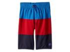 Speedo Kids Blocked Volley Shorts (little Kids/big Kids) (bright Ocean) Boy's Swimwear