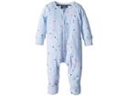 Joules Kids All Over Printed Footie (infant) (sky Blue Star) Boy's Jumpsuit & Rompers One Piece