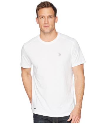 U.s. Polo Assn. Uspa Tee Shirt (white) Men's T Shirt
