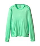 Hot Chillys Kids Peach Crewneck (little Kids/big Kids) (spring Green) Kid's Sweater