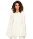Puma Fenty Fleece Off The Shoulder Hoodie (vanilla Ice) Women's Sweatshirt