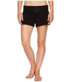 Body Glove Peyton Shorts Cover-up (black) Women's Swimwear