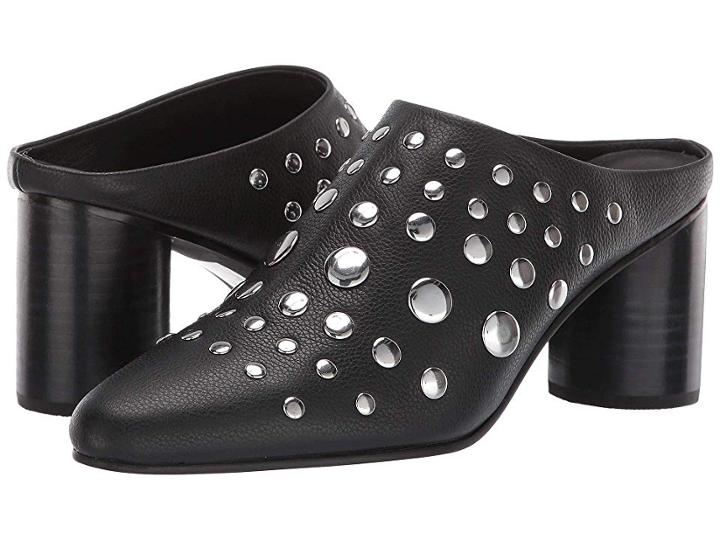 Sol Sana Wednesday Mule (black Stud) High Heels