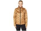 The North Face Mossbud Insulated Reversible Jacket (metallic Copper/tnf Black) Women's Coat