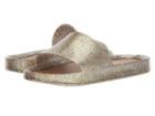 Mini Melissa Mel Beach Slide (little Kid/big Kid) (mix Gold Glitter) Girls Shoes