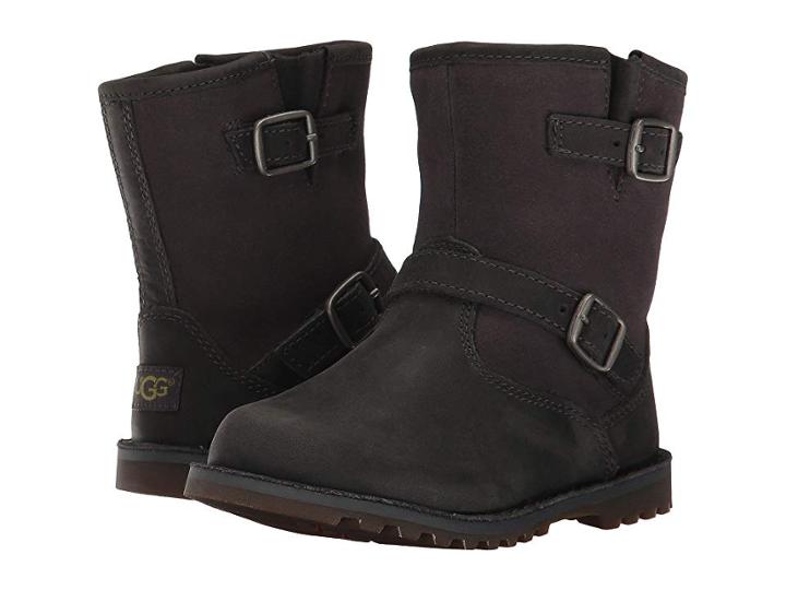Ugg Kids Harwell (toddler/little Kid) (charcoal) Kids Shoes
