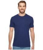 Lacoste Short Sleeve Vintage Washed Tee (dyed Methylene) Men's Clothing