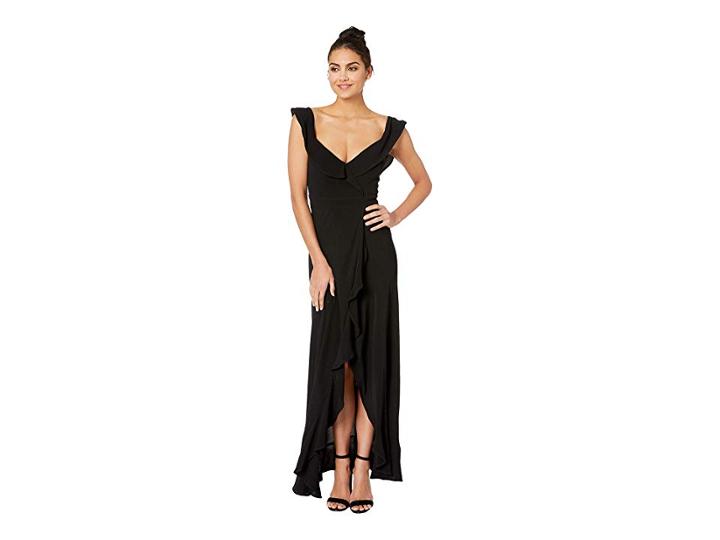 Flynn Skye Monica Maxi Dress (black Rayon) Women's Dress