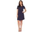 Joules Krista Woven Dress (french Navy Elsa Spot) Women's Dress