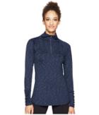 Columbia Outerspaced Iii Half Zip Top (nocturnal) Women's Long Sleeve Pullover