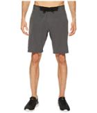 Reebok Epic Knit Waistband Shorts (dark Grey Heather) Men's Shorts