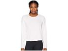 New Balance Heather Tech Long Sleeve Top (himalayan Pink Heather/white) Women's Long Sleeve Pullover