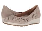 Earth Violet (taupe Soft Buck) Women's  Shoes