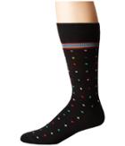Paul Smith Pin Dot Sock (black Multi) Men's Crew Cut Socks Shoes