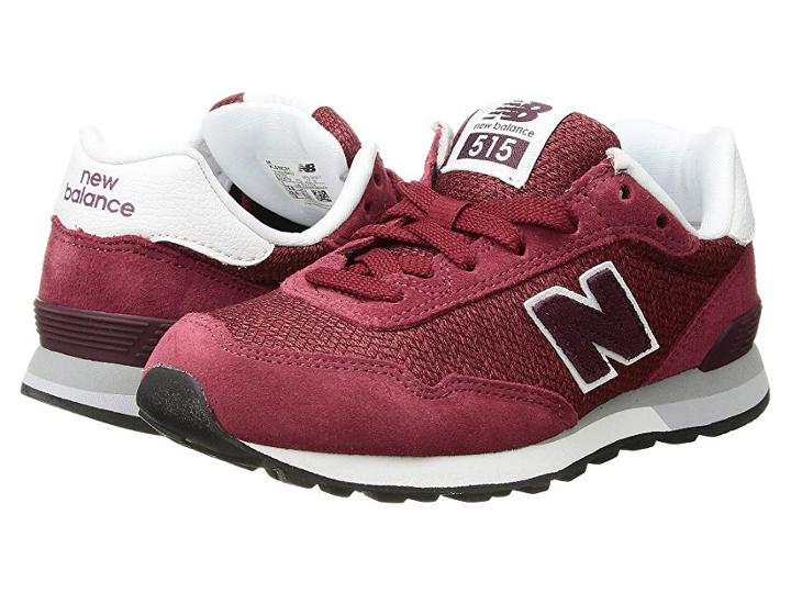 New Balance Kids Kl515v1y (little Kid/big Kid) (scarlet/burgundy) Kids Shoes