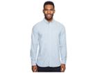 Volcom Oxford Stretch Long Sleeve (wrecked Indigo) Men's Clothing