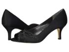 Nina Manon (black Satin/black Glitter) High Heels