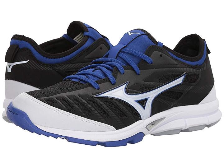 Mizuno Player's Trainer 2 Baseball (black/royal) Men's Shoes