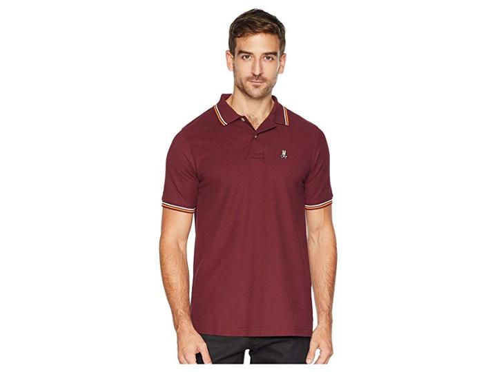 Psycho Bunny Neon Bunny Polo (port) Men's Short Sleeve Pullover