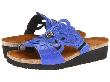 Naot Sandy (royal Blue Leather) Women's Sandals