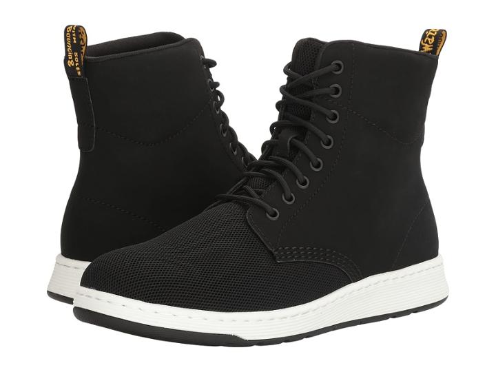 Dr. Martens Rigal Mh (black Sandwich Mesh/synthetic Nubuck) Boots