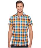 The North Face Short Sleeve Road Trip Shirt (sequoia Red Plaid (prior Season)) Men's Short Sleeve Button Up