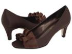 Vaneli Madora (brown Satin) Women's Bridal Shoes