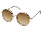 Guess Gf0330 (shiny Light Brown With Rose Gold/brown Gradient Lens) Fashion Sunglasses