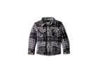 Appaman Kids Extra Soft Flannel Snow Fleece Shirt (toddler/little Kids/big Kids) (charcoal Plaid) Boy's Clothing