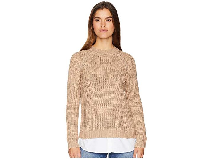 Bb Dakota Consider It Done Pullover Sweater (camel) Women's Sweater